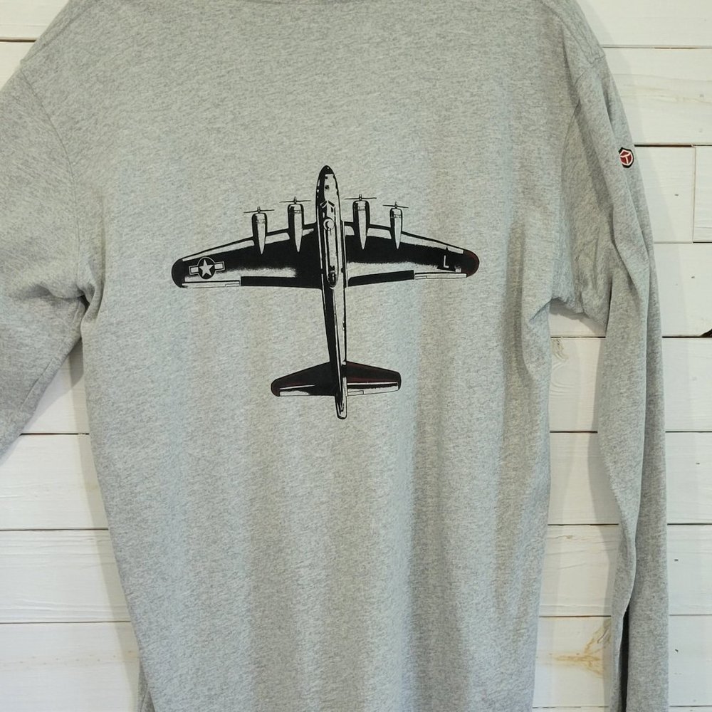 Boeing B-17 Long Sleeve Tee XXL, Red Canoe Company